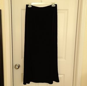 EUC VINTAGE LIZ CLAIRBORNE VELVET COLUMN SKIRT